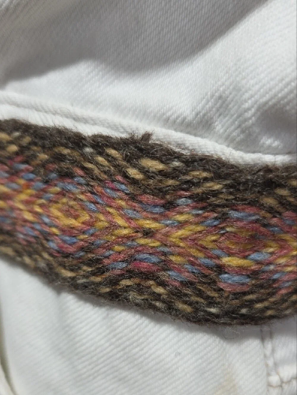 Handwoven Multicolor Tassel Belt